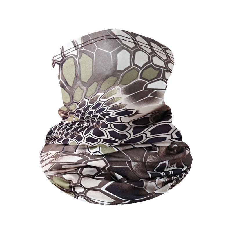 Summer Ice Silk Sunscreen Neck Gaiter: Breathable, Quick-Drying, Multifunctional Headscarf and Cycling Face Mask for Sun Protection