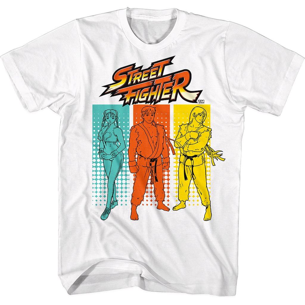 Fit Summer Street Fighter (1990s) Champion Street Fighter Video Game Character Printable Unisexs ShortSleeved TShirt