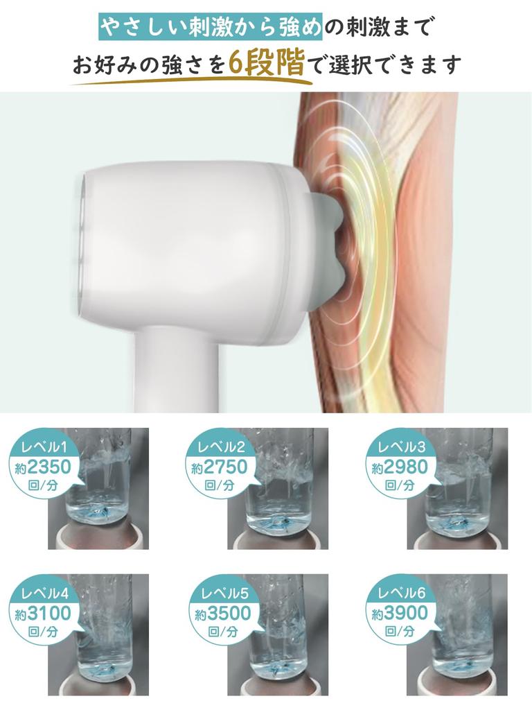 Kiboer Handy Total Body 6 уровней прочности 8 типов самых быстрых 3900 Японское руководство по эксплуатации Новый дом Гарантия 1 год Пистолет, уход, мощный,