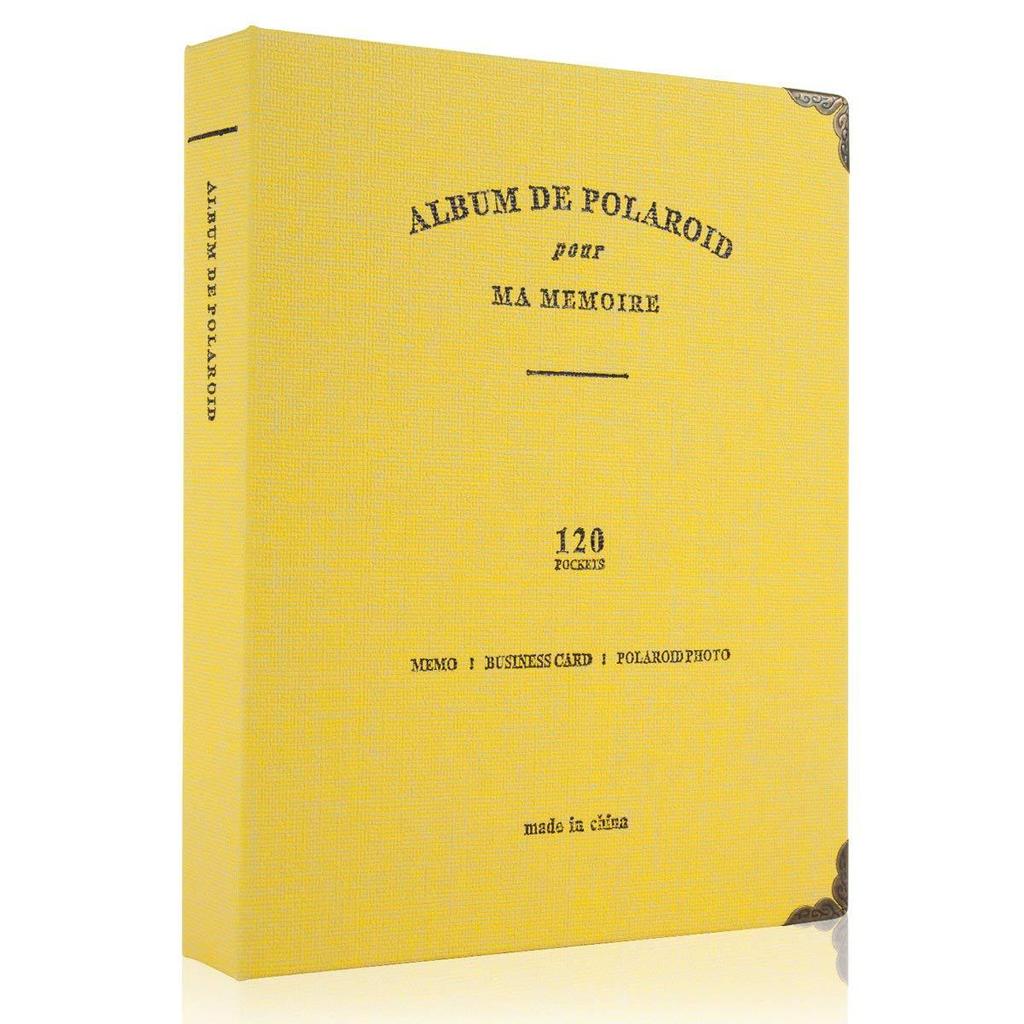 Мини-пленка с 120 карманами, фотоальбом для Polaroid, Fujifilm Instax Mini 9, 8, фотопленка, бумажная книга
