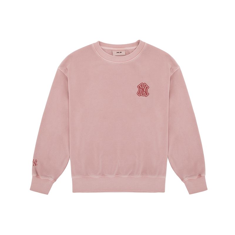 MLB New York Yankees Sweatshirt Unisex Light Peach Red 3AMTCN144-50PCL