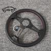 Spceddy For Steering Wheel 14inch 350mm Perforated Leather Concave Car Sports Steering Wheel