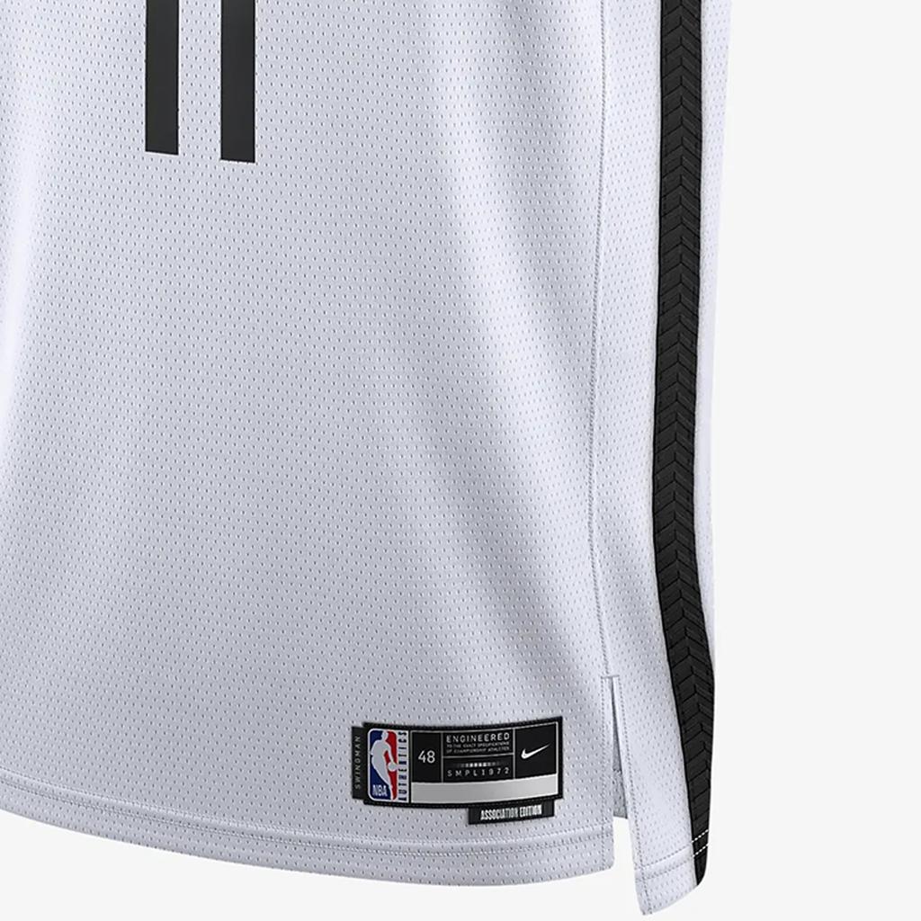 Nike Футболка NBA Brooklyn Nets Kyrie Irving 2023/24 Cloud White/Core Black для мужчин в уличном стиле DN2069-100