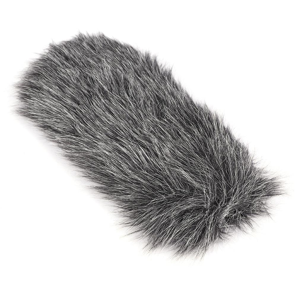 Outdoor Dusty MIC Microphone Artificial Fur Cover Windscreen Windshield Muff For Rode GO