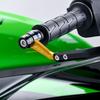 ZETA RACING General Purpose (Handlebar Inner Diameter 13.5~19mm) Lever Guard Gold 1 Piece Set on Each Side Universal Left and Right Common High S