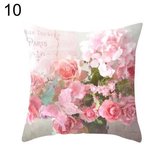 Защитная подушка с квадратной розой в стиле кантри, чехол для подушки, постельные принадлежности