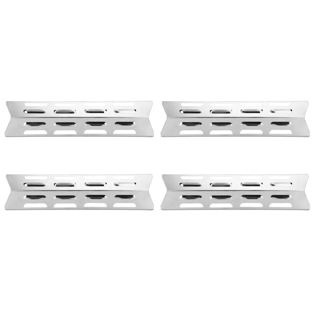 4Pcs Stainless Steel Gas Grill Oven Heat Plate Heat Tents Deflector Burners Cover Accessory