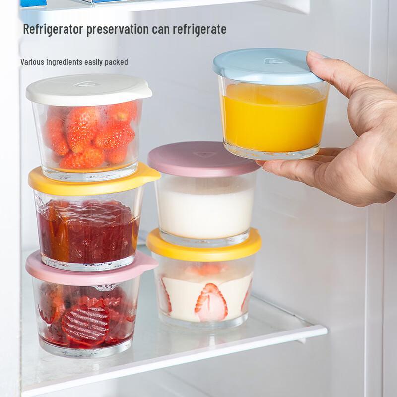 Easy-Open Sealed Glass Food Storage Containers (5-Pack)