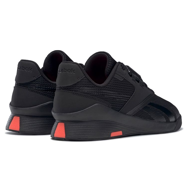 Reebok Lifter PR 2 Black Unisex Sneakers Core-Black Night-Black Orange-Flare FY3830