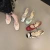 2025 Autumn and Winter New Fashion French Small Fragrant Gentle Evening Shoes with Flat Ballet Shoes