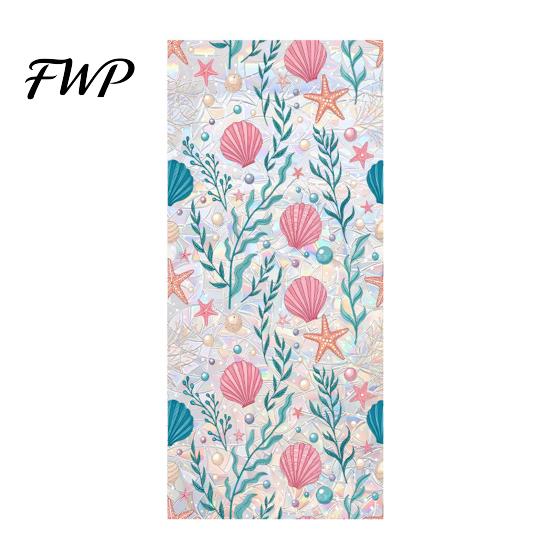 Dreamy Atmosphere Window Film Stained Glass Rainbow Flowers Decorative Decals Transparent But Not See-through Decal Sun Blocking Removable Static