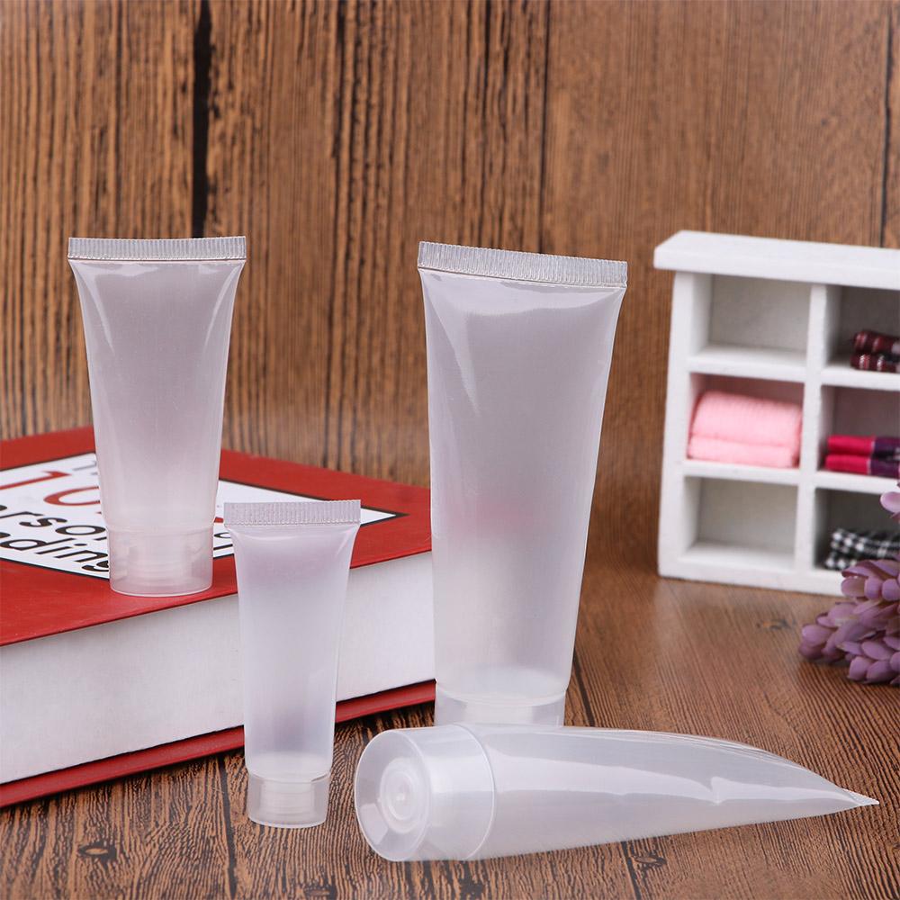 Portable More Specifications Hand Cream Plastic Facial Cleanser Transparent Cosmetic Bottles