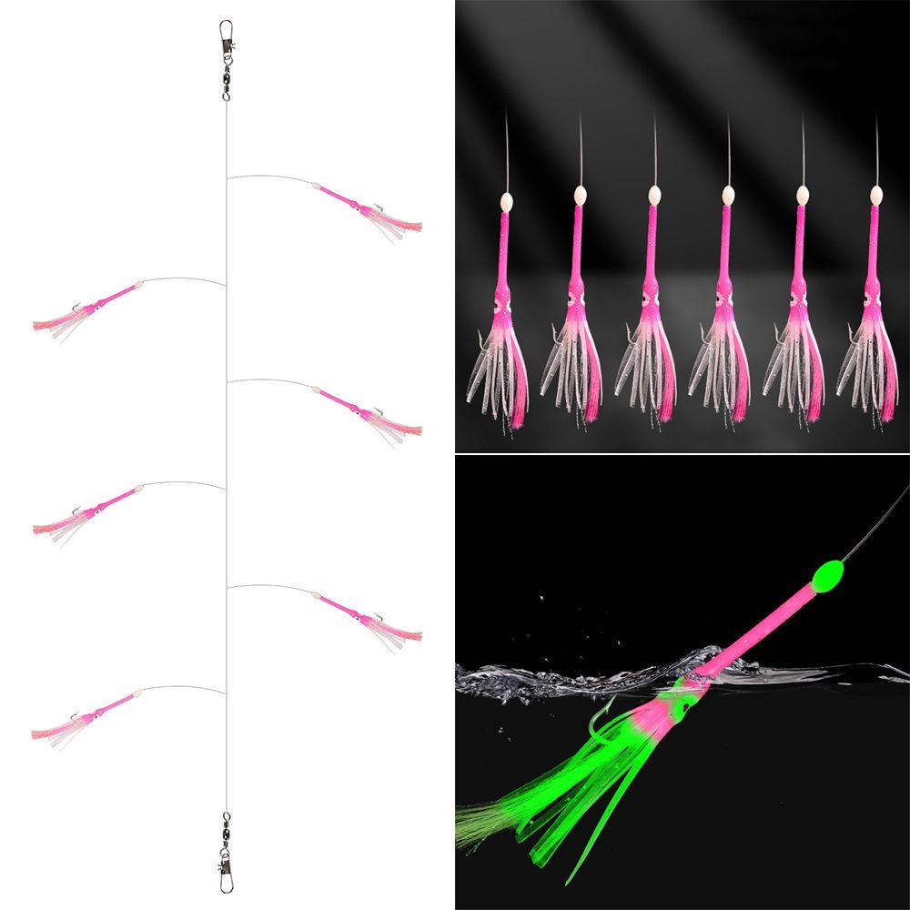 Squid Hook Bionic Squid Sea Fishing Rigs Knife Fish Hook Hairtail String Hook Fishing Hooks