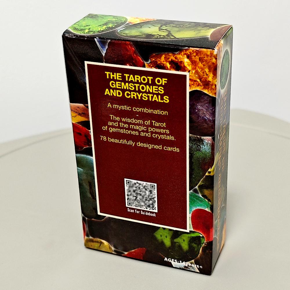 The Tarot of Gemstones and Crystals 78 Pcs Vintage 1996 Tarot Deck 10.3*6cm