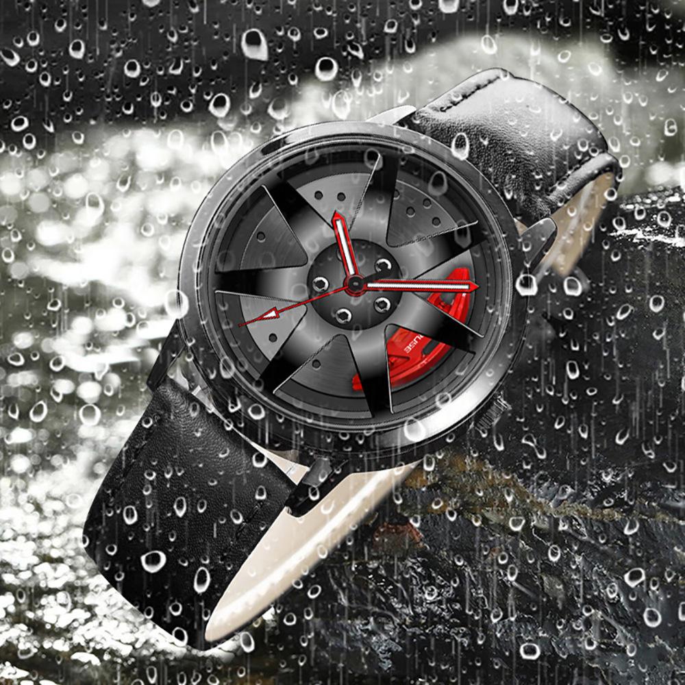 Hollow Watch Повседневные мужские часы Деловые часы Спортивные часы Кварцевые часы Кожаные часы