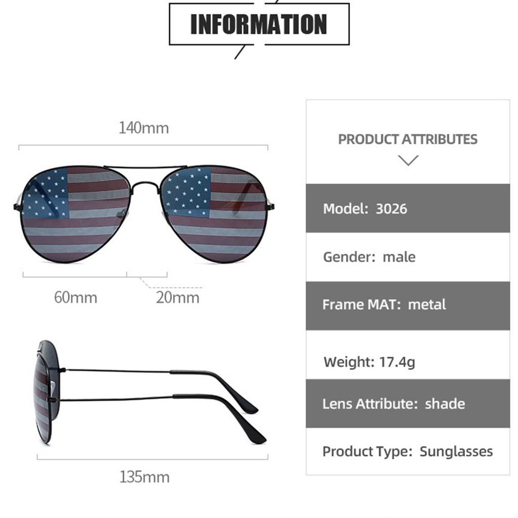 Новые солнцезащитные очки Spot Flag, классические солнцезащитные очки для европейской и американской танцевальной вечеринки