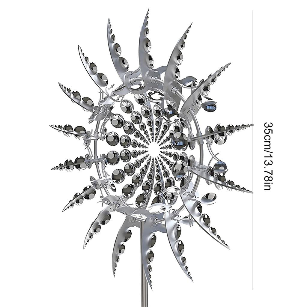 Unique And Magical Metal Windmill Outdoor Wind Spinners Wind Catchers Yard Patio Lawn Garden Decoration