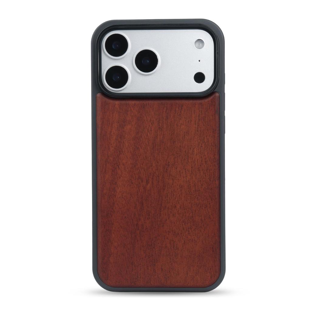 Защитный чехол из массива дерева для iPhone 17 Pro Max, устойчивый к падениям