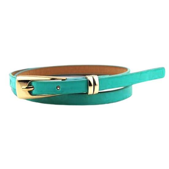 Женская мода карамельного цвета из искусственной кожи с пряжкой, узкий пояс, тонкий пояс, пояс