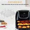 Air Fryer Stainless Steel Rack Layer Dehydrator Rack Kitchen Air Fryer Toast Food Holder Stand Cooking Baking Tools New