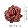 Korean Fabric Flower Pin Brooch 10cm Sweater Coat Pin New Multi Layered Camellia Brooch