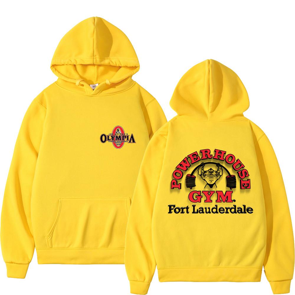 Зимняя OLYMPIA Gym Women Men Hoodie Oversize Y2K Unisex Jogger Punk Sportswear Clothing Fashion Streetwear