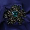 Wind Irregular Baroque Vintage Brooch Elegant Vintage Pin Temperament Fashion Coat Suit Accessories