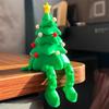 1/10 шт. Зеленые Рождественские Елочные Украшения 3D Печатные Забавные Украшения для Рождественской Елки Принадлежности Цветные Сочлененные Подвижные Фигурные Подарки