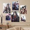 1 шт. Аниме G-Grandmaster Mo D-Dao Z-Zu S-Shi M-MDZS самоклеящийся художественный постер водонепроницаемая бумажная наклейка домашний бар настенный декор