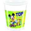 Plastic Football Mickey Mouse Party Cup (Pack of 8)
