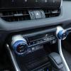 For Toyota RAV4 -2024 Blue Air Condition Knob Button Ring Cover Decor Pair