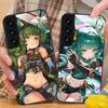 Zenless Zone Zero QingYi Phone Case for Samsung Galaxy S25 S24 S23 S22 S21 S20 Note20 Plus FE Ultra Glass Colorful Cover Luxury