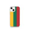 Coque iPhone - Multicolore - Drapeau Lituanie - Souple - TPU - Compatible iPhone 13 Mini