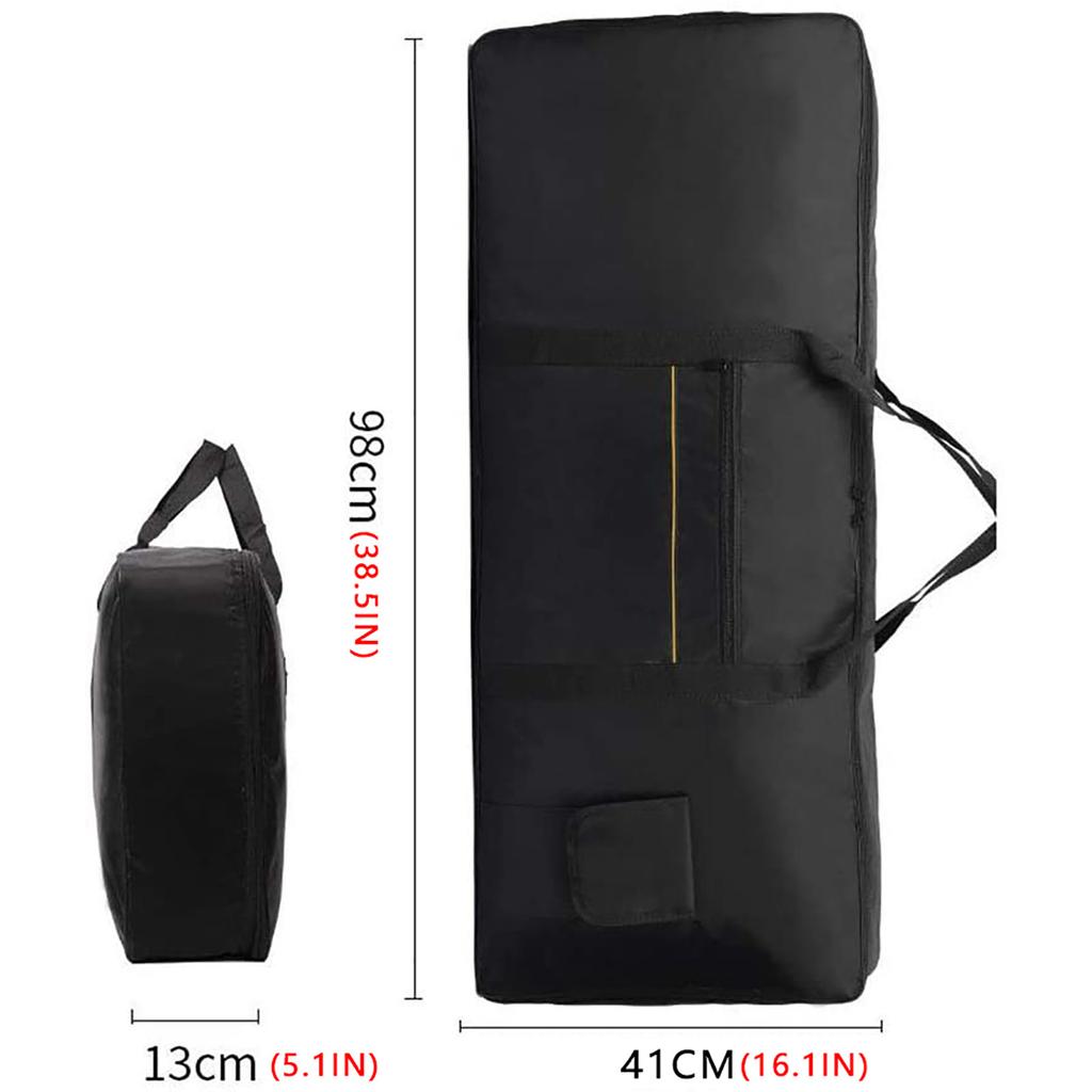 Сумка для 61-клавишной клавиатуры, Защитный чехол, Толстая подкладка, Портативный, Ударопрочный, Для электронного органа и пианино