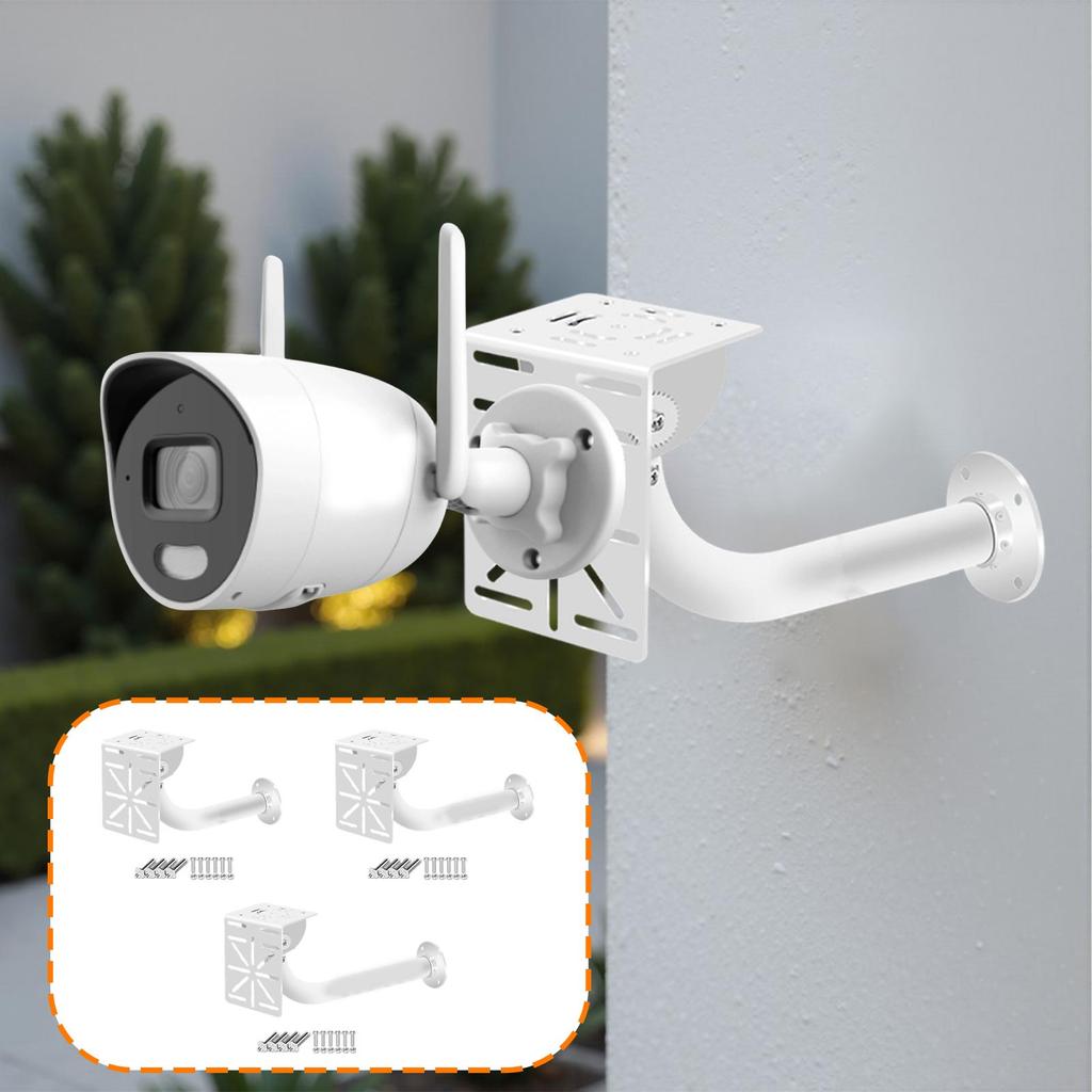 Camera Mount, Universal Wall L-Shaped Support, Dome Sturdy Alloy Steel