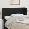 Headboard with Ears Black 103 x 23 x 78 88 cm Faux Leather