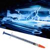 Conductive Silver Paste Syringe Quick Dry Silver Grease for Keyboard PCB Repair (0.4mL)
