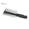 Anti-knotting Wet Hair Comb with Grooved Handle Fine Wide Teeth Anti-static Detangling Comb Men Women Short Long Curly Thin Thick Hair Detangler
