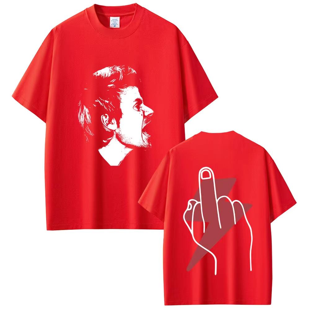 Hot Dani Martin Face Graphic Tshirt Lo Que Me De La Gana Album T Shirt 2026 Spring summer new Men Hip Hop Rock Short Sleeve Top