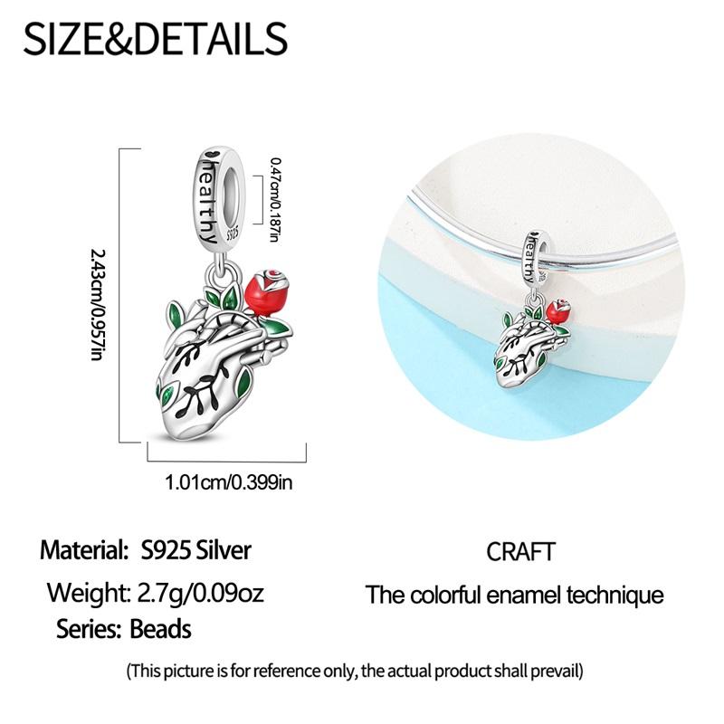 Copper Physical Health Nurse Medicine Box Stethoscope Charms Medicine Beads Fit Original Bracelets Diy Jewelry