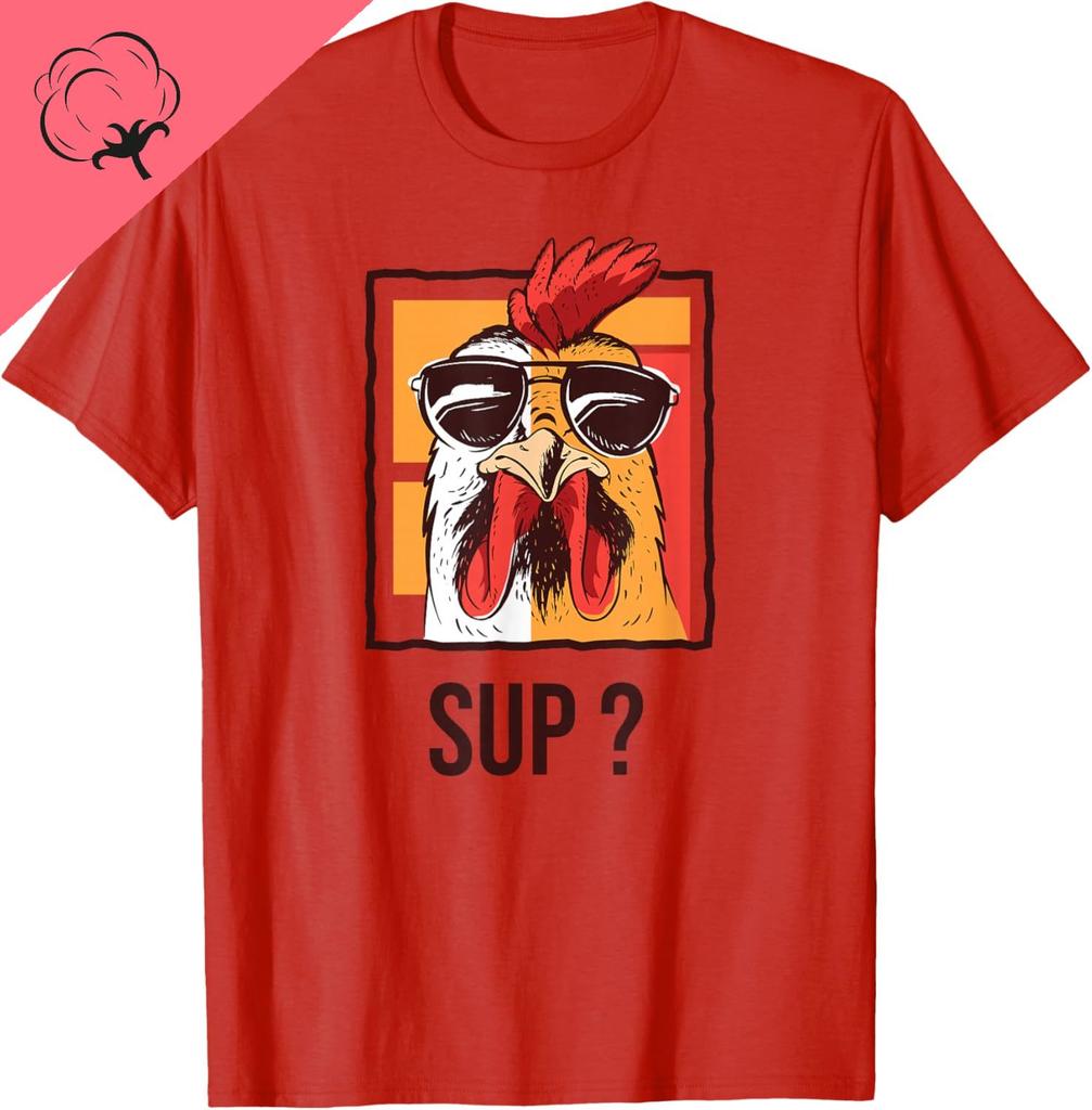 Cute Chicken Lover Gardening Farmer Henhouse Coop Chicken TShirt Couple Cotton Printed Graphic Tee Funny Shirt