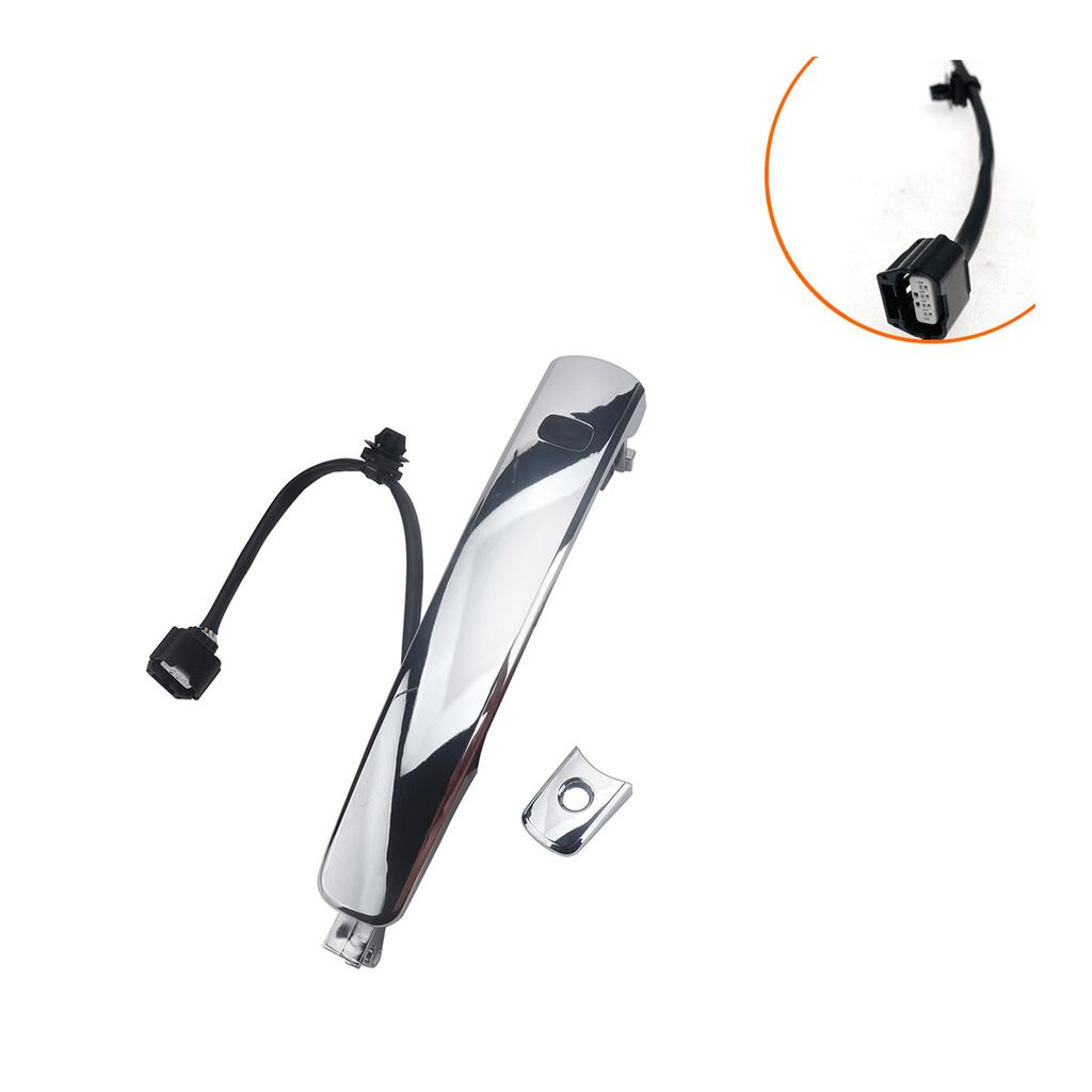 Front Left Driver Side Exterior Door Handle Frame Anti-dirty Waterproof Cover Compatible For Rogue 2010-2013 80645-CA000