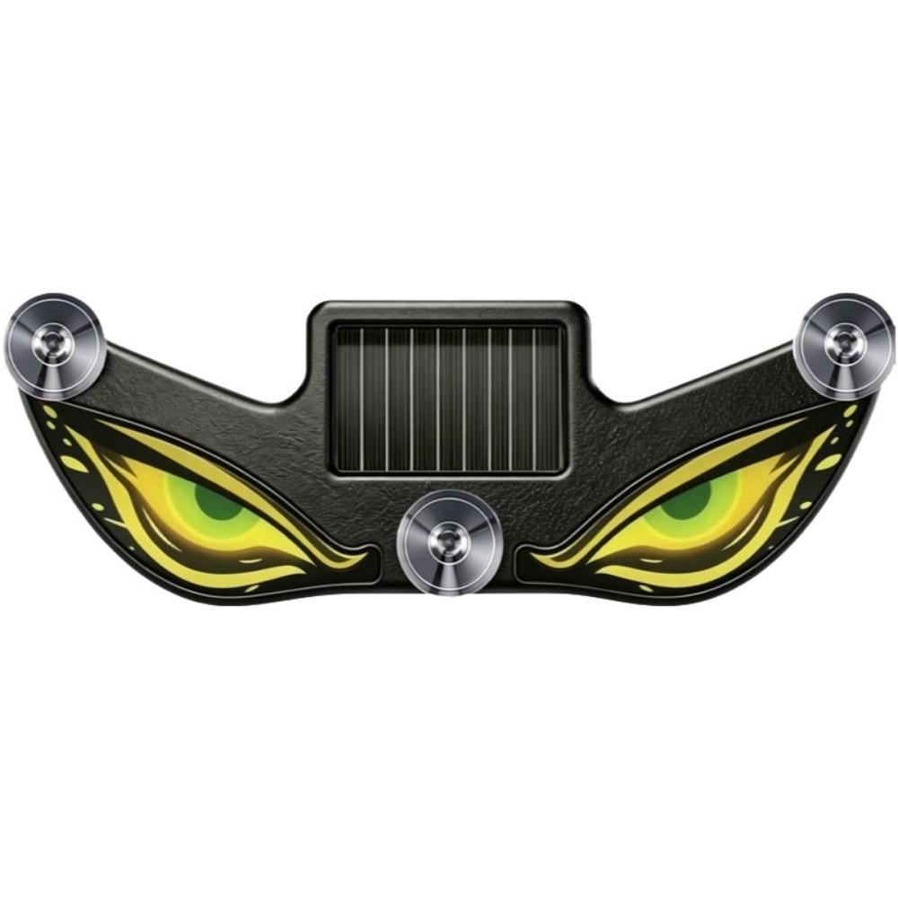 Suction Cup Mount Car Ambient Light Blinking Moving Eyes Anti-Rear-End Light  Universal Car Fit