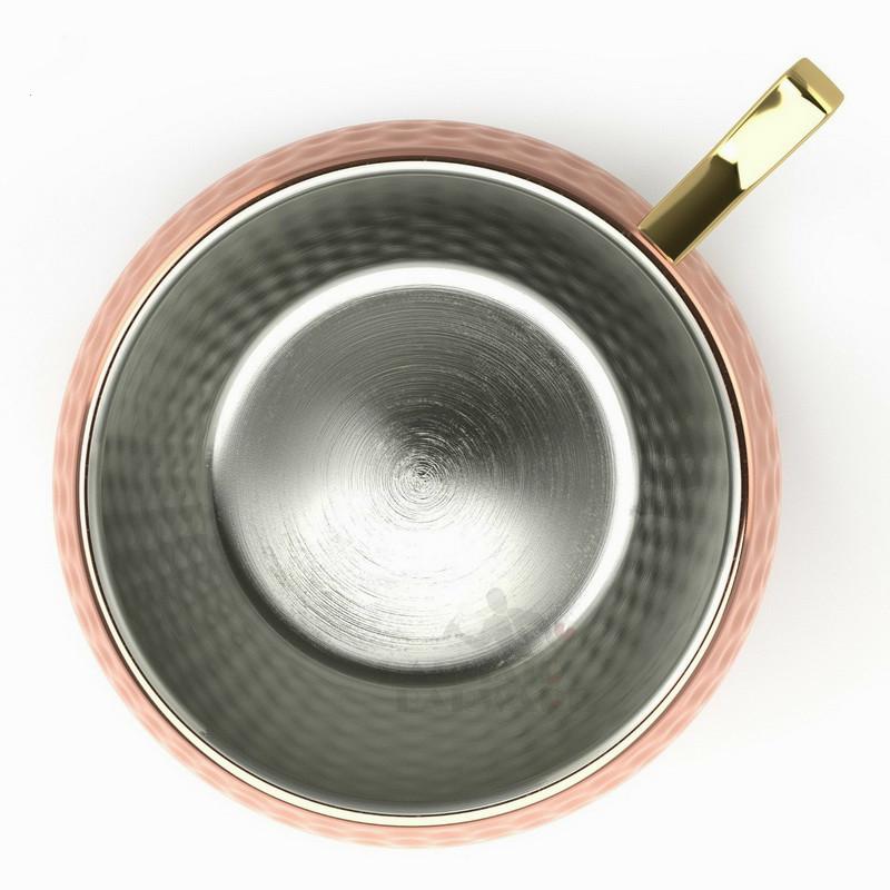 550 мл Московский мул, медная металлическая кружка, чашка из нержавеющей стали, чашка для пива и вина