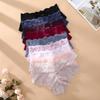 5Pcs/Set Sexy Floral Lace Panties Women Briefs Low Waist Soft Lingerie Comfortable Female Underwears Girls Intimates Panties