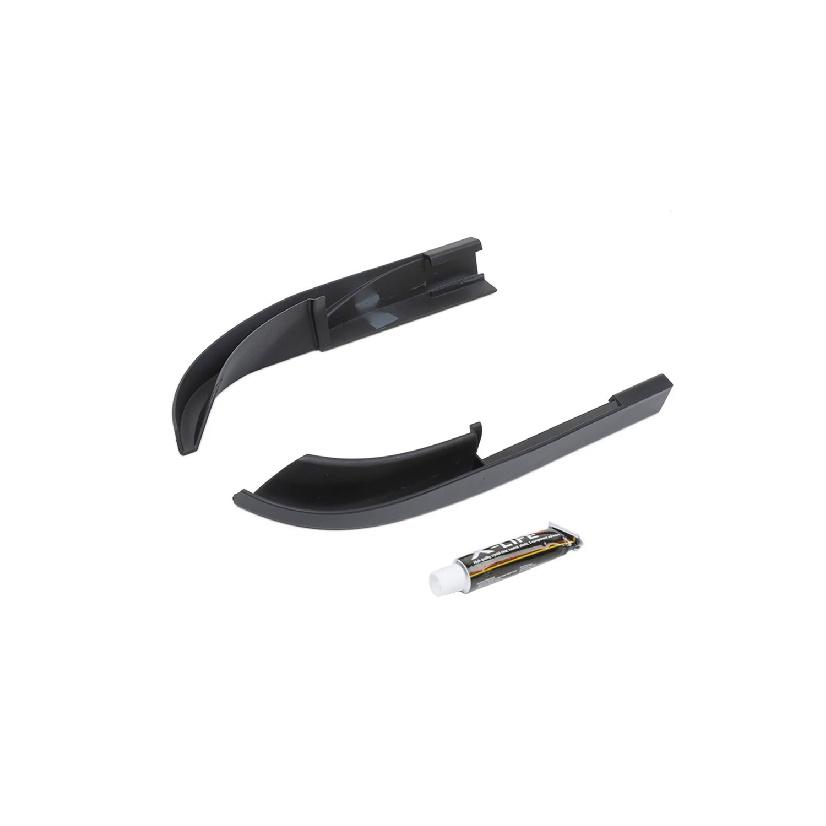 Roof Top Rain Gutter Extension Hardtop Rainwater Diversion Channel Guard for Jeep Wrangler JK 2011-2017 Car Exterior Accessories