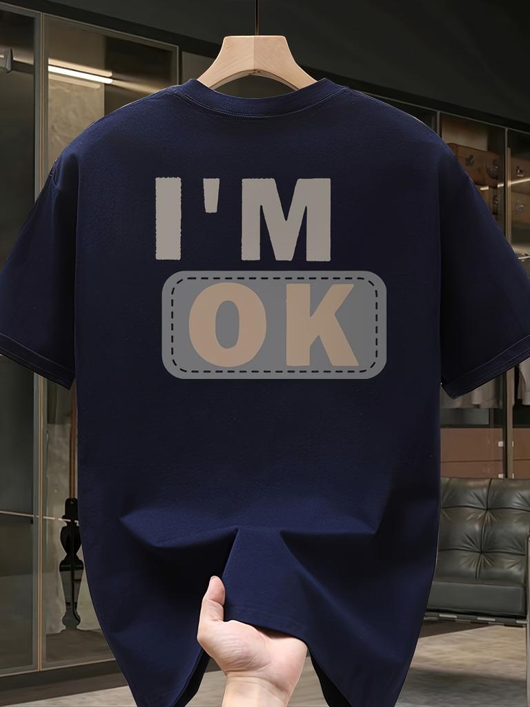 Men's T-Shirts Made of 100% Cotton Have a Special Cool Feeling for Summer and  Easily Styled In a Casual and Fashionable Way