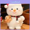 Claus Santa Christmas Snowman Penguin Sled Plush Doll Pendant Children Toy