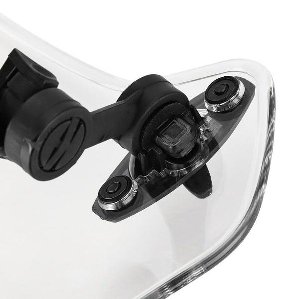 Универсальный удлинитель лобового стекла мотоцикла, регулируемый спойлер, дефлектор ветрового стекла для BMW KAWASAKI YAMAHA HONDA SUZUKI