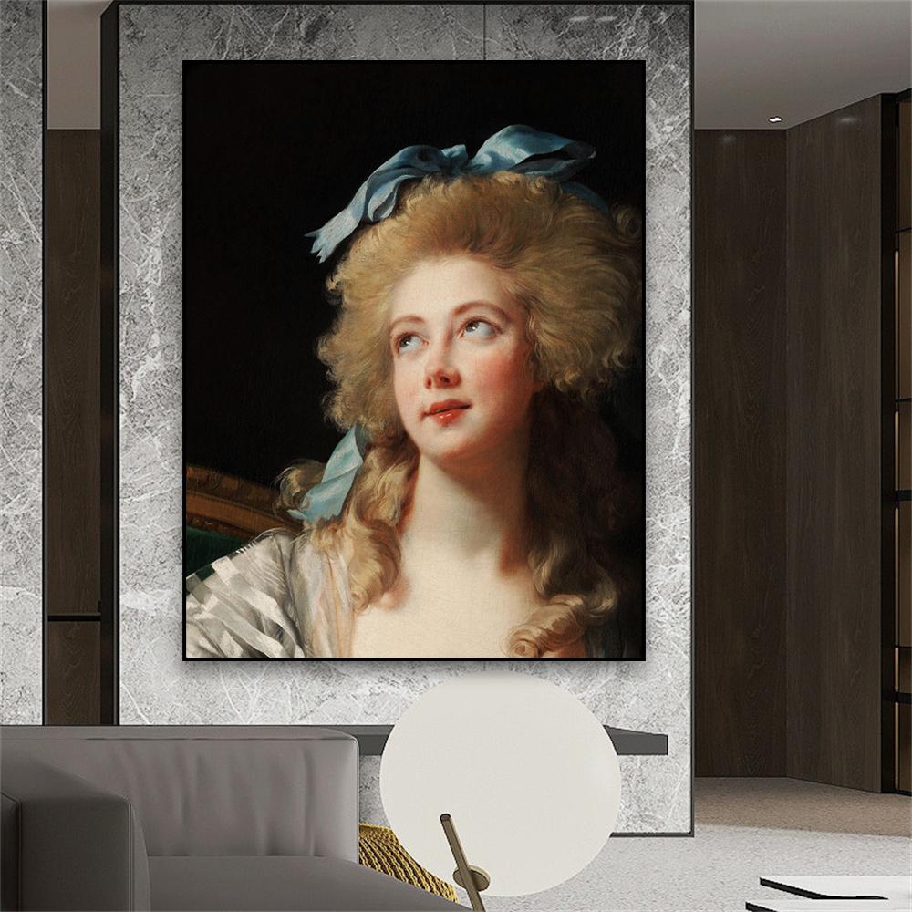 Классическая мадам Гранд картина маслом плакат Ренессанс художественные принты дома гостиная холст картина галерея домашний декор спальни